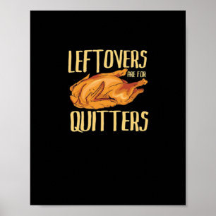 Thanksgiving - restjes zijn voor citaten CL Poster