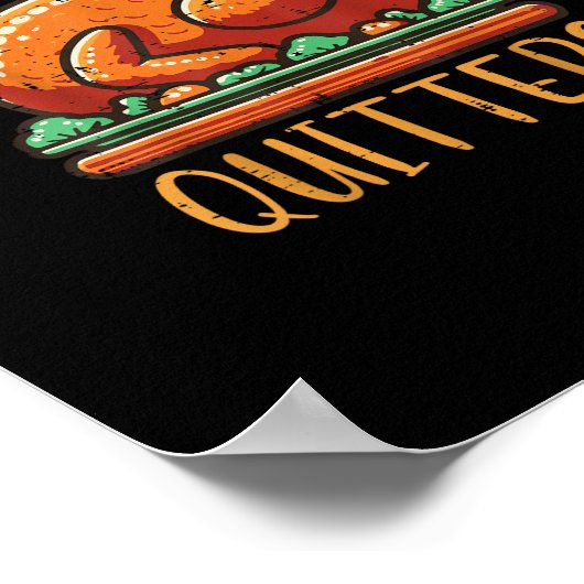 Thanksgiving restjes zijn voor stoppers grappige M Poster (Hoek)