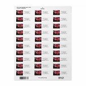 Thanksgiving retourlabel etiket (Full Sheet)