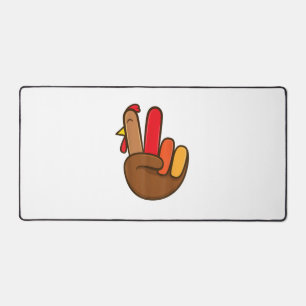 Thanksgiving Retro H Turkije Handvuurbord Groovy Bureaumat