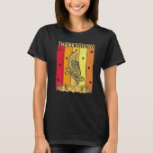 Thanksgiving Retro Parrot Matching Family Pajamas T-shirt (Voorkant)