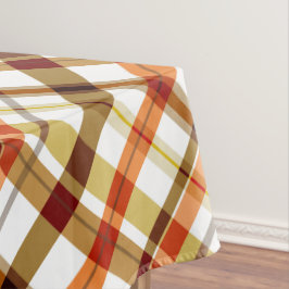 Thanksgiving Retro Plaid Tafelkleed