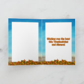 Thanksgiving Robo-x9 Celebrates Feestdagen Kaart (Binnen)