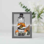 Thanksgiving Robo-x9 Celebrates Feestdagenkaart (Staand voorkant)