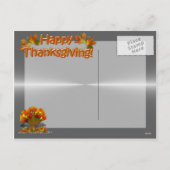 Thanksgiving Robo-x9 Celebrates Feestdagenkaart (Achterkant)