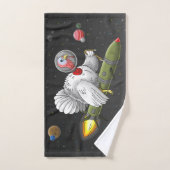 Thanksgiving Rocket Turkije Handdoek (Handdoek)