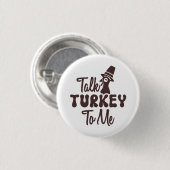 Thanksgiving Ronde Button 3,2 Cm (Voorkant /achterkant)