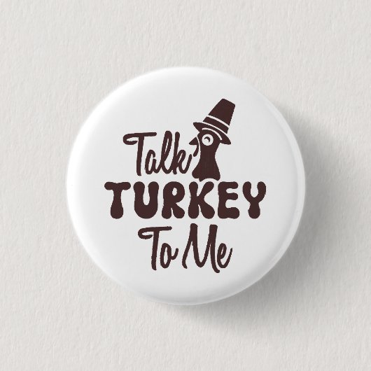 Thanksgiving Ronde Button 3,2 Cm (Voorkant)