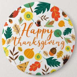 Thanksgiving Ronde Button 6,0 Cm