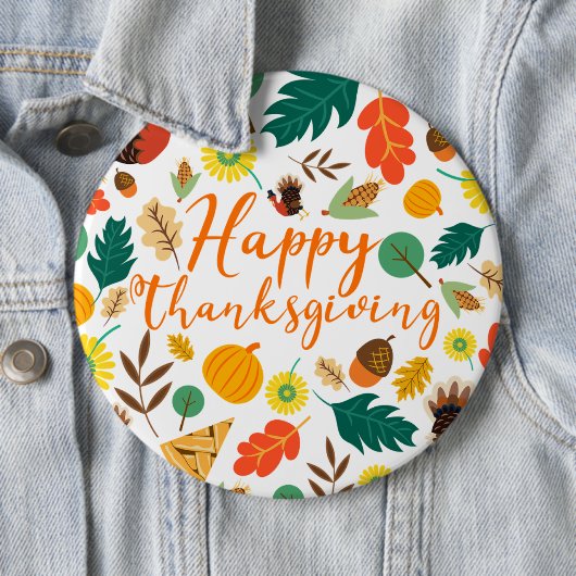 Thanksgiving Ronde Button 6,0 Cm (In situ)