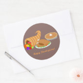 Thanksgiving Ronde Sticker (Envelop)
