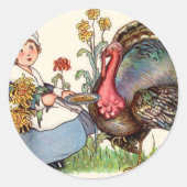  Thanksgiving Ronde Sticker (Voorkant)