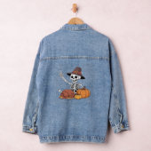 Thanksgiving röntgenfoto skelet Funny Rock Hand He Denim Jacket (Hangar)