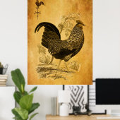 Thanksgiving Rooster Poster (Thuiskantoor)