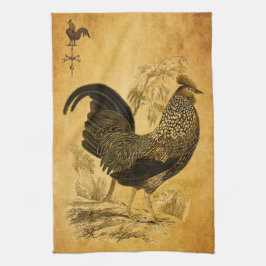 Thanksgiving Rooster Theedoek