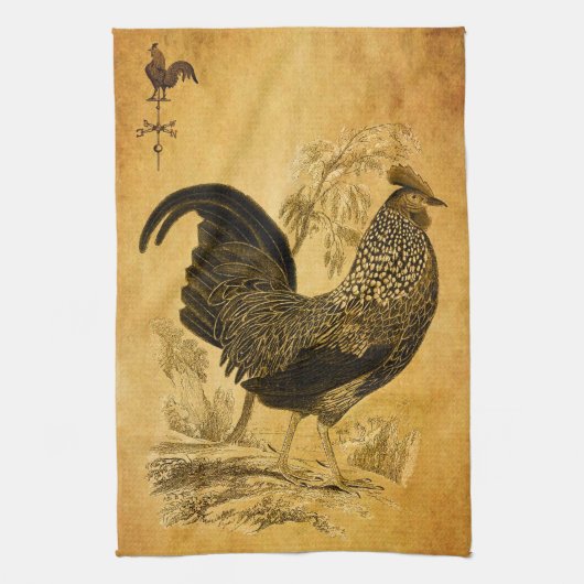 Thanksgiving Rooster Theedoek (Verticaal)