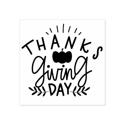 Thanksgiving Rubberstempel (Afrduk)