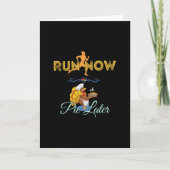 Thanksgiving Runners - Ren nu, taart later Kaart (Voorkant)