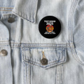 Thanksgiving Running Turkey Trot Squad 2025, Trot Ronde Button 5,7 Cm (In situ)