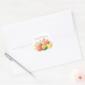 Thanksgiving rustieke pompoen Sticker (Envelop)