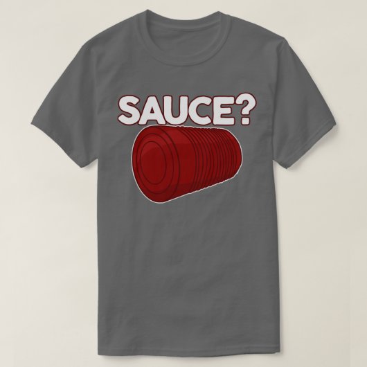 Thanksgiving Saus Solid Ongesneden Cranberry, inge T-shirt (Design voorkant)
