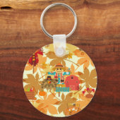 Thanksgiving scarecrow sleutelhanger (Voorkant)