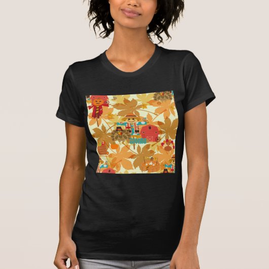 Thanksgiving scarecrow t-shirt (Voorkant)