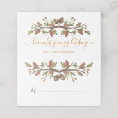 THANKSGIVING SCHATTIGEE HERFST GEBLADERTE PLAATS K PLAATSKAARTJE (Buitenkant ongevouwen)