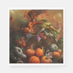 Thanksgiving schilderij servet