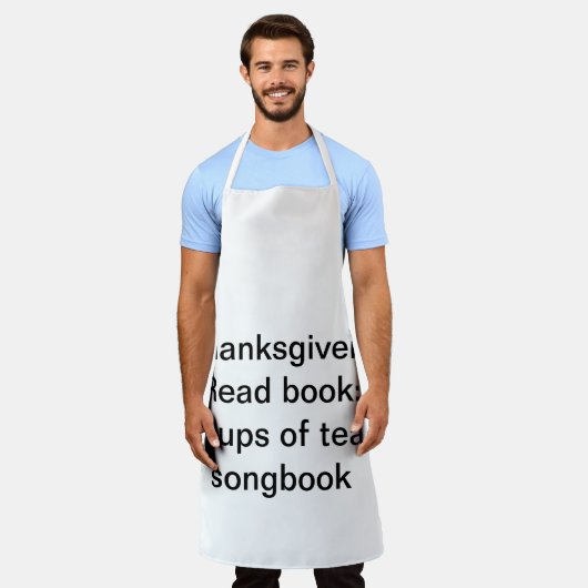 Thanksgiving Schort (Gedragen)