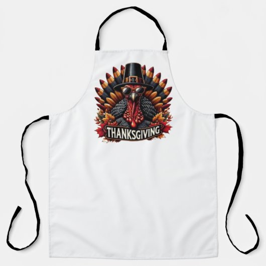 Thanksgiving schort kalkoen cadeau (Voorkant)