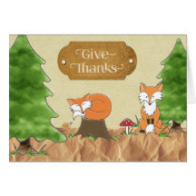 Thanksgiving Scrapbook-look-Bossen met Foxes
