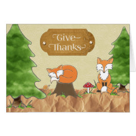 Thanksgiving Scrapbook-look-Bossen met Foxes