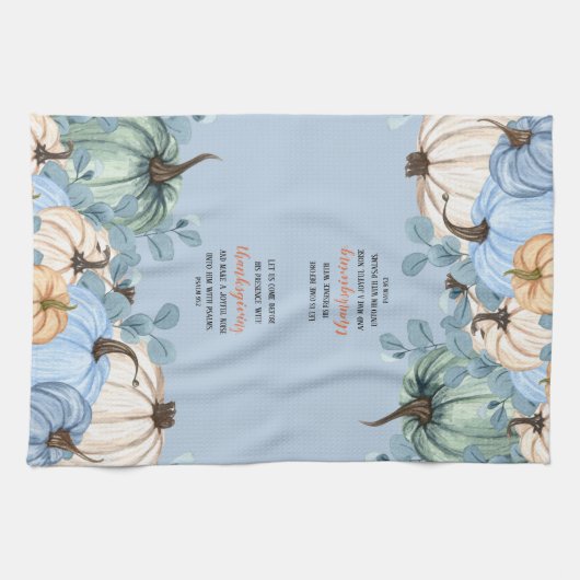 Thanksgiving-scripts Theedoek (Horizontaal)