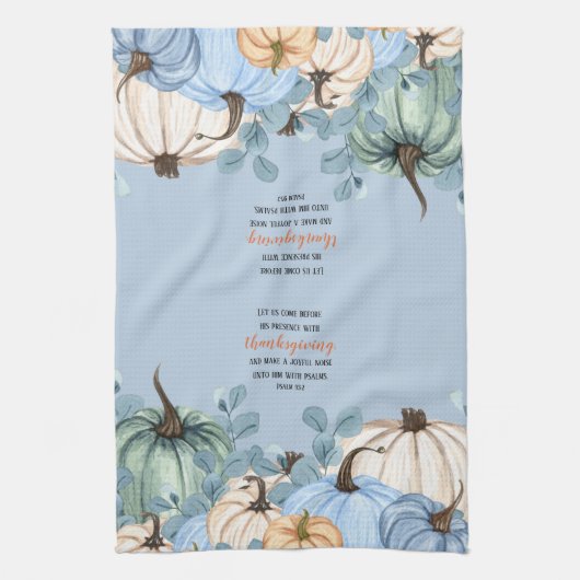 Thanksgiving-scripts Theedoek (Verticaal)