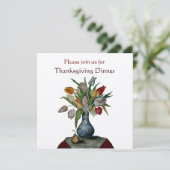 THANKSGIVING SEASON'S FRUITS/TULIPS KAART (Staand voorkant)