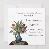 THANKSGIVING SEASON'S FRUITS/TULIPS KAART (Achterkant)