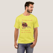 Thanksgiving Seizoensdankbaarheid op geel T-shirt (Voorkant volledig)