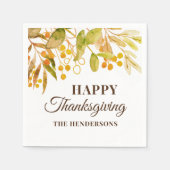 Thanksgiving Servet (Voorkant)