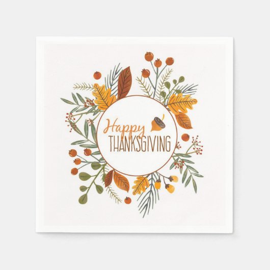 Thanksgiving Servet (Voorkant)