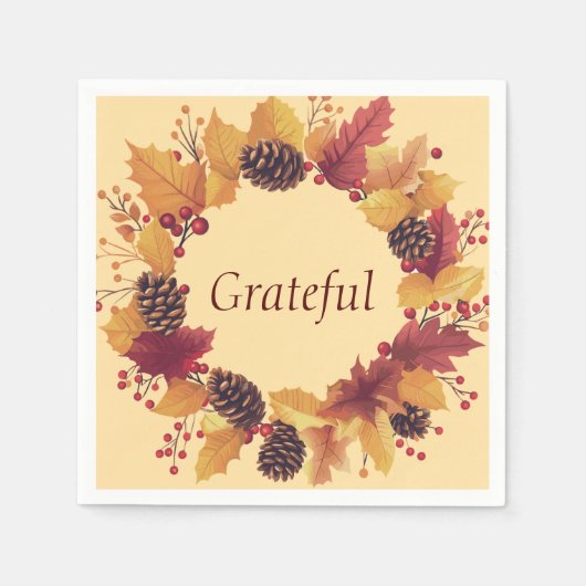 Thanksgiving Servet (Voorkant)