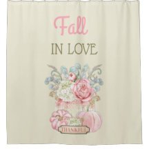 Thanksgiving Shabby Pompoenen Roze Ivoor Salie  