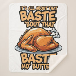 Thanksgiving Sherpa Blanket Deken