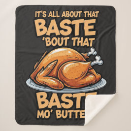 Thanksgiving Sherpa Blanket Sherpa Deken