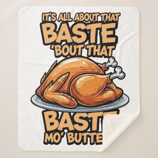 Thanksgiving Sherpa Blanket Sherpa Deken (Voorkant)