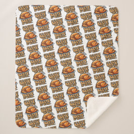 Thanksgiving Sherpa Blanket Sherpa Deken