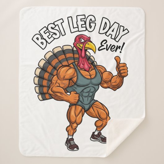 Thanksgiving Sherpa Dekbed Deken (Voorkant)