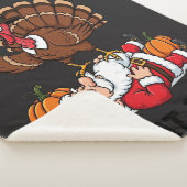 Thanksgiving Sherpa Dekbed Deken (3/4)