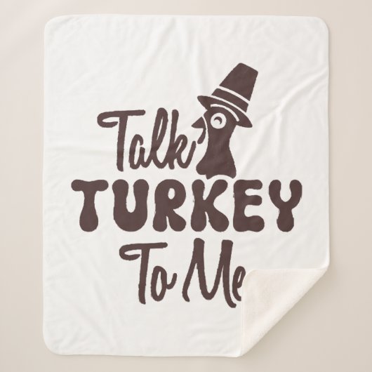 Thanksgiving Sherpa Deken (Voorkant)