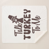 Thanksgiving Sherpa Deken (Voorkant (horizontaal))